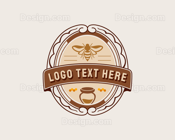 Beekeeper Honey Jar Logo