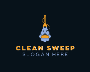 Vacuum Cleaning Caretaker logo design