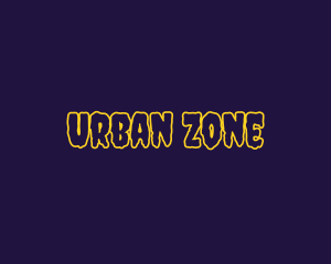 Urban Spooky Slime logo design