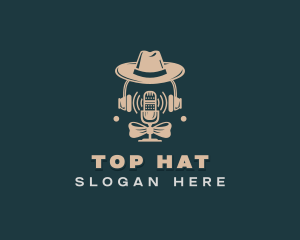 Hat Radio Broadcast logo design