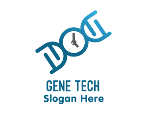 Gradient DNA Clock logo