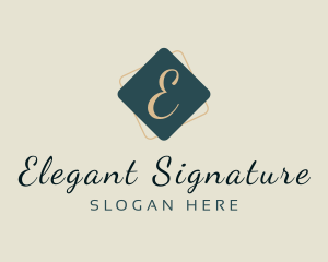 Elegant Diamond Fashion Boutique logo design