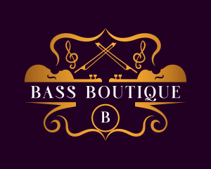 Cello Musical Instrument logo