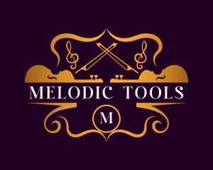 Cello Musical Instrument logo