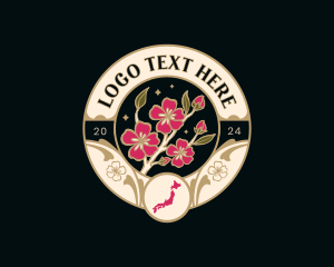 Japan Cherry Blossom logo