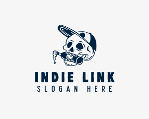 Beer Bottle Skull logo