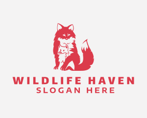 Wild Fox Wildlife Center logo design