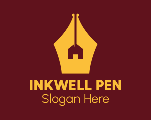 Golden Pen House logo design