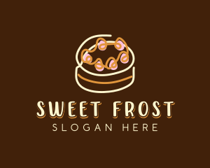 Sweet Cake Dessert  logo design