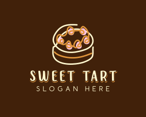 Sweet Cake Dessert  logo design