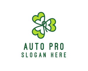 Irish Shamrock Leaf logo