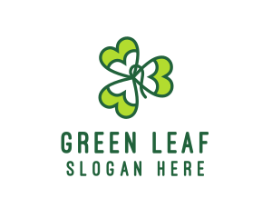 Irish Shamrock Leaf logo