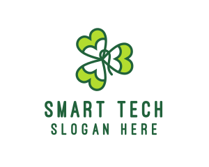 Irish Shamrock Leaf logo design