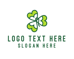 Leaf - Irish Shamrock Leaf logo design