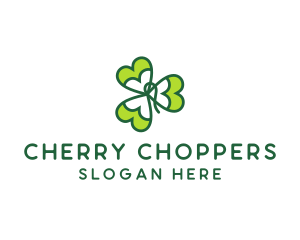 Irish Shamrock Leaf logo design