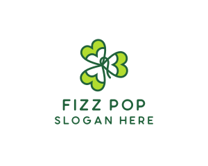 Irish Shamrock Leaf logo design