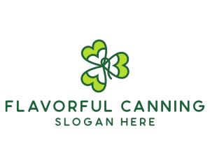 Irish Shamrock Leaf logo design