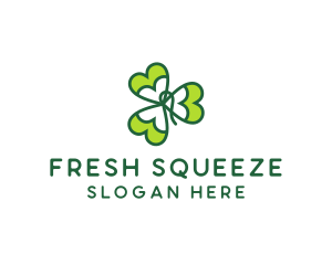 Irish Shamrock Leaf logo design