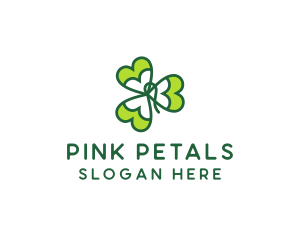 Irish Shamrock Leaf logo design