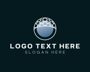 Tech Hexagon Circle Sphere logo