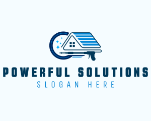 Roof Pressure Washing logo design