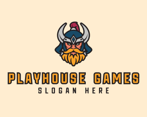 Gaming Streamer Barbarian logo design