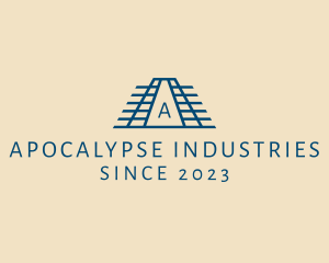 Mayan Temple Industrial Construction logo design