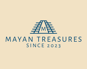 Mayan Temple Industrial Construction logo design