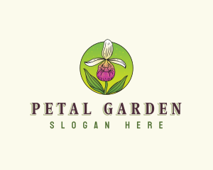 Minnesota Orchid Flower logo design