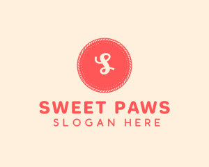 Sweet Pink Red Button logo design