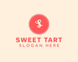 Sweet Pink Red Button logo design