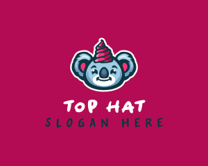 Koala Ice Cream Dessert logo design