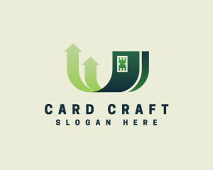 Credit Card Arrow logo design