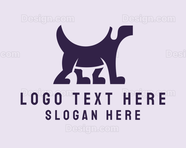 Pet Grooming Dog Logo