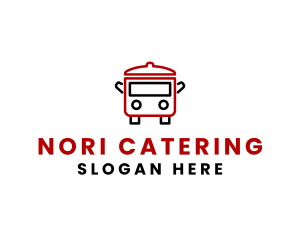 Kitchen Pot Food Truck  logo design