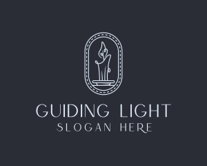 Handmade Candle Lighting logo design