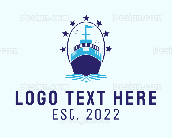 Cruise Ship Transport Logo