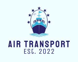 Cruise Ship Transport  logo design