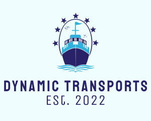 Cruise Ship Transport  logo design