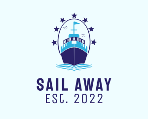 Cruise Ship Transport  logo design