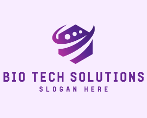 Digital Tech Hexagon logo design