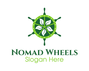 Eco Steering Wheel logo design