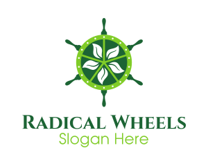 Eco Steering Wheel logo design