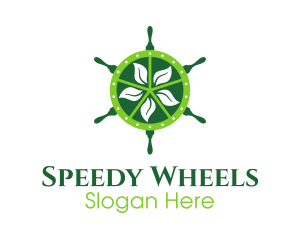 Eco Steering Wheel logo design