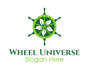 Eco Steering Wheel logo design