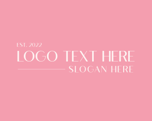 Elegant Feminine Wordmark logo