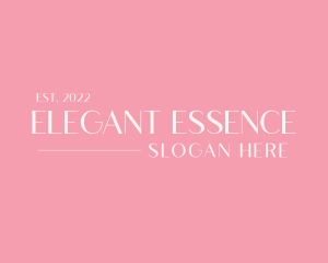 Elegant Feminine Wordmark logo design