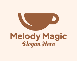 Brown Coffee Cup Logo