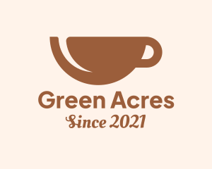 Brown Coffee Cup logo design