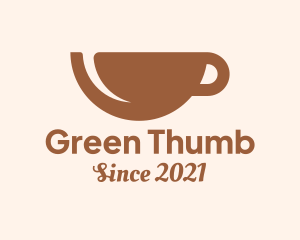 Brown Coffee Cup logo design